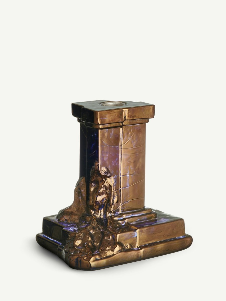 Rocky Baroque ljusstake glossy glaze 150mm - Bild 2