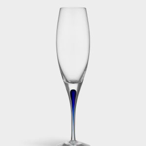 Intermezzo champagneglas blå 26cl