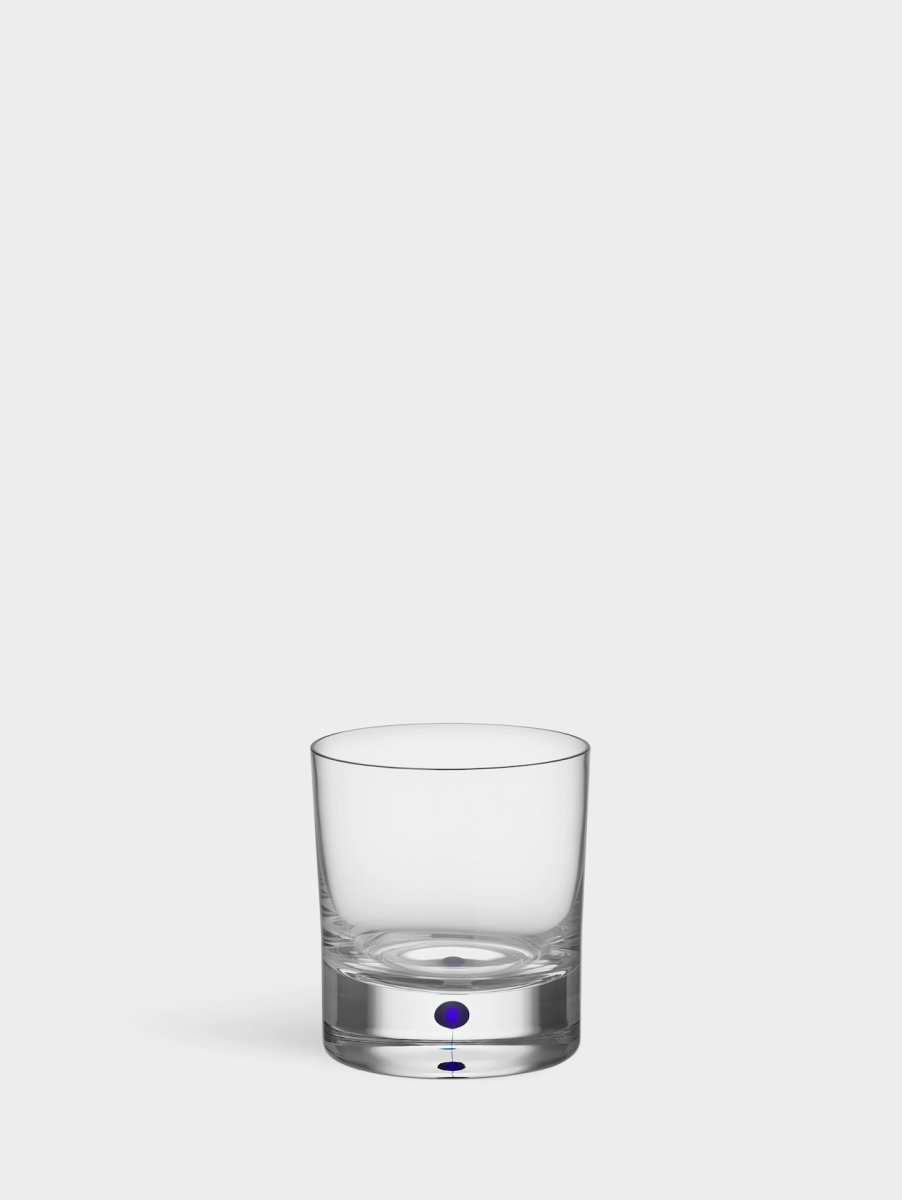 Intermezzo old fashioned glas blå 25cl - Bild 2